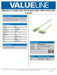 Valueline VLMP39100G2.00 mobile phone cable