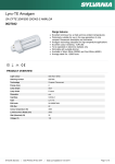 Sylvania 0027842 fluorescent lamp