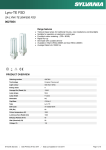 Sylvania 0027854 fluorescent lamp