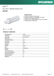 Sylvania 0027801 fluorescent lamp