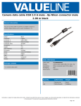 Valueline VLCP60805B20 camera cable