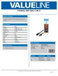 Valueline VLCB62600B20 firewire cable