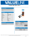 Valueline VLCB62700B20 firewire cable