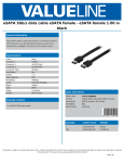 Valueline VLCP73180B10 SATA cable