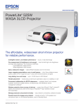 Epson PowerLite 525W