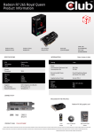 CLUB3D Radeon R7 265 royalQueen AMD Radeon R7 265 2GB