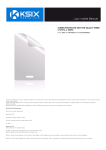 Ksix B8542SC01 screen protector