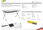 CamPart Travel TA-0806 freestanding table