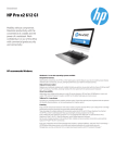 HP Pro x2 612 G1