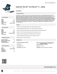 Kensington KeyFolio Thin X3™ for iPad Air™ 2— Black