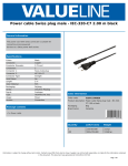 Nedis VLEP11240B20 power cable