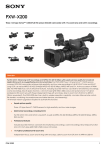 Sony PXW-X200 hand-held camcorder