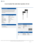 König CSHSIEF100BL mobile headset