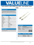 Nedis VLSP40010W20 coaxial cable