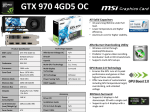 MSI 4GD5 OC NVIDIA GeForce GTX 970 4GB