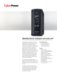 CyberPower BRG850AVRLCD uninterruptible power supply (UPS)
