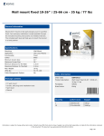 König KNM-SF10 flat panel wall mount