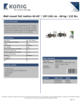 König KNM-LFM20 flat panel wall mount
