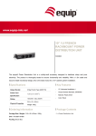 Equip 333302 power distribution unit PDU