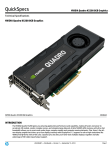 HP J3G90AA NVIDIA Quadro K5200 8GB graphics card