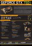 Zotac GeForce GTX 750 Ti LP NVIDIA GeForce GTX 750 Ti 2GB