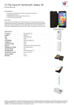 V7 Flip Case for Samsung® Galaxy S5