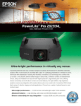 Epson PowerLite Pro Z8255NL