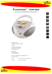 Soundmaster SCD3750DS CD radio