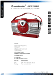 Soundmaster RCD1350RO CD radio