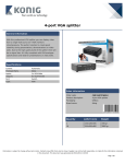 König CMP-SWITCH95U video splitter