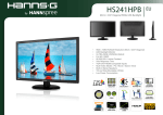 Hannspree Hanns.G HS241HPB LED display