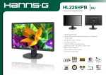 Hannspree Hanns.G HL226HPB LED display