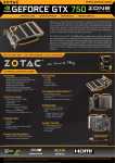 Zotac ZT-70707-20M NVIDIA GeForce GTX 750 1GB graphics card