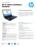 HP TouchSmart 15-r025nr