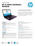 HP TouchSmart 15-r023nr