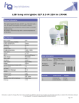 HQ HQLE27MINI001 energy-saving lamp