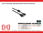 Hosa Technology 3ft, HDMI - Micro HDMI