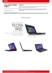 Toshiba Tecra W50