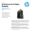 HP 15.6 Rolling Backpack