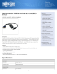 Tripp Lite NetCommander USB Server Interface Unit (SIU) - 8-Pack