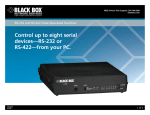 Black Box SW853A-R3 serial switch box