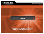 Black Box SPT930-R2 surge protector