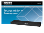 Black Box SP194A-R2 power distribution unit PDU
