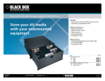 Black Box RMMT17 rack accessory