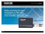 Black Box LH1706A-ST-US network media converter