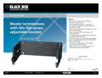 Black Box JPM087-R2 mounting kit