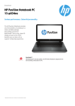 HP Pavilion 15-p034ne