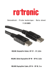 ROLINE DisplayPort Cable, DP M - DP M 5 m