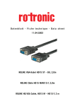 ROLINE HQ VGA Cable, HD15 M - HD15 F 2 m