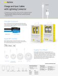 Kanex K8PIN4FBL USB cable